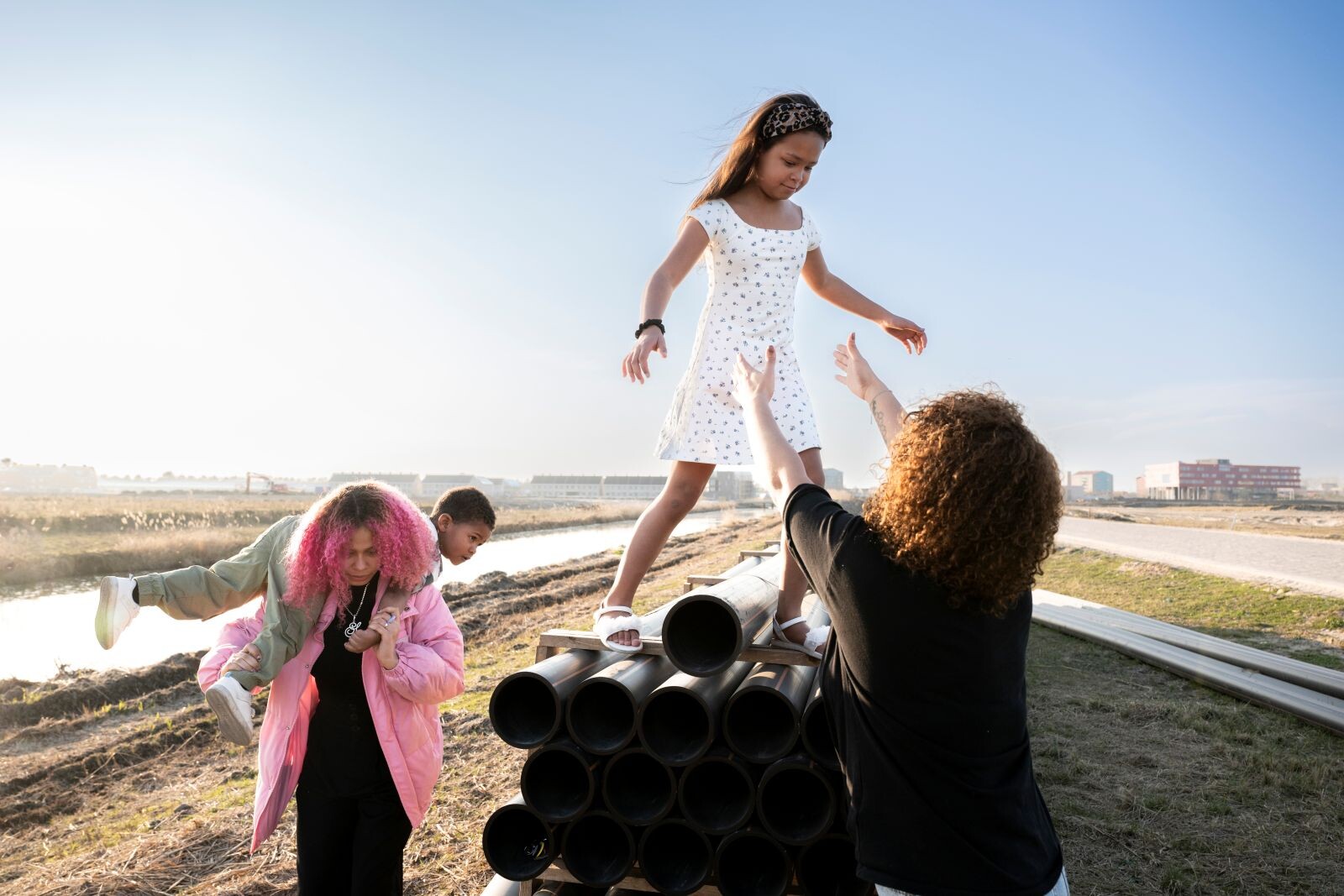 Marcela en kinderen
